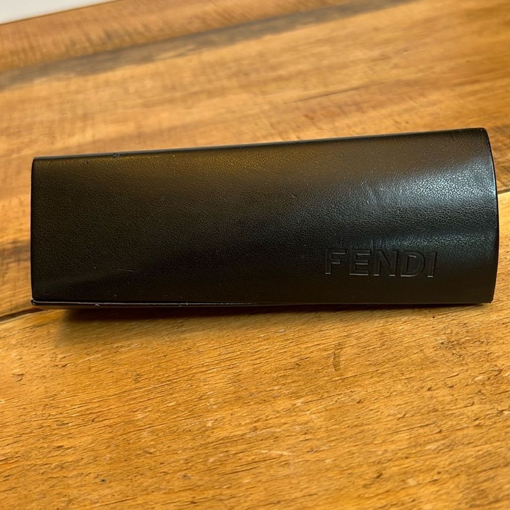 Fendi eyeglass case eyeglasses sunglasses vintage twist logo
